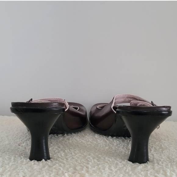 KENNETH COLE REACTION Kitten Heel Slide Ons Size 7 - Picture 12 of 12